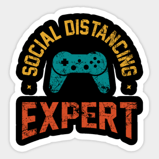 Social Distancing Expert Sticker